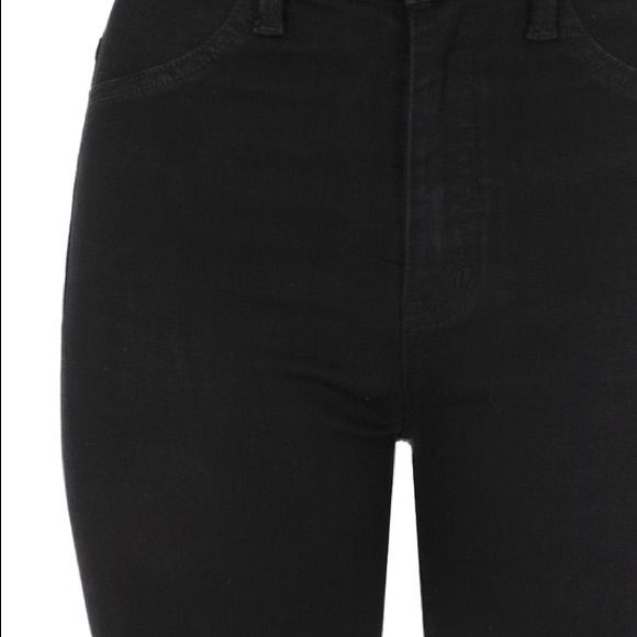 Black High Waist Jeggings - Picture 2 of 3